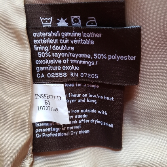 90's Danier Leather Jacket Orange - Picture 2 of 12